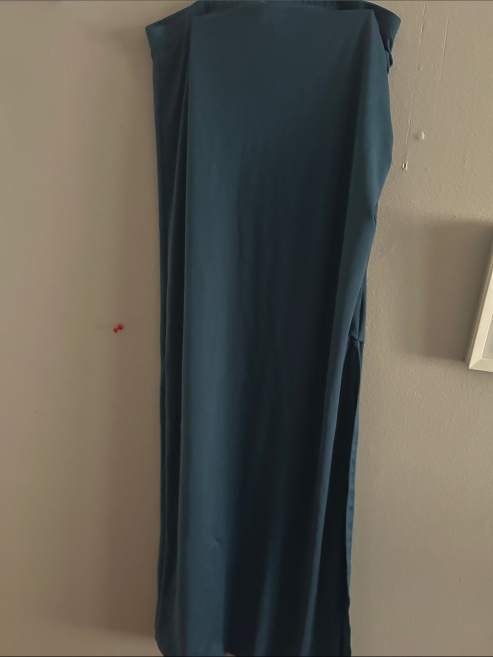 SHEIN Teal Straight Maxi Skirt